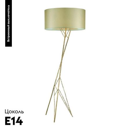 Торшер Lucia Tucci NAOMI (НАОМИ) Naomi F4730.5 Gold