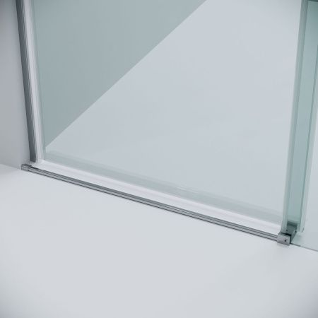 Душевая дверь Grossman Classic 100.K33.04.130.10.00 130х195 стекло прозрачное профиль хром