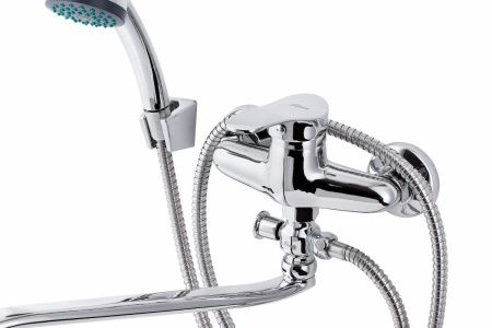 Смеситель для ванны и душа FAUZT FZs-614-116 настенный хром