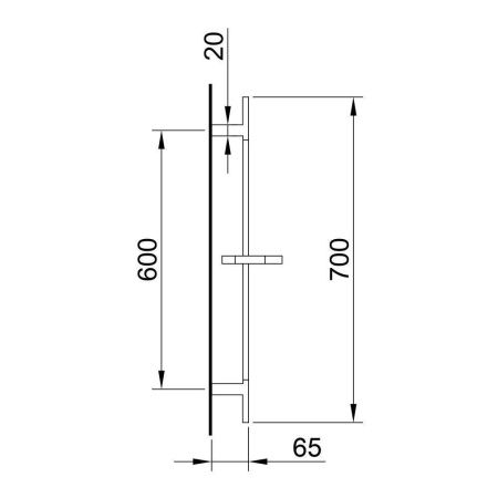 Душевая штанга Clever TREND 99620 цвет хром