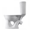 Унитаз-компакт напольный с бачком Santeri Виктория 1P3016S0000BF белый с сиденьем каскадный смыв