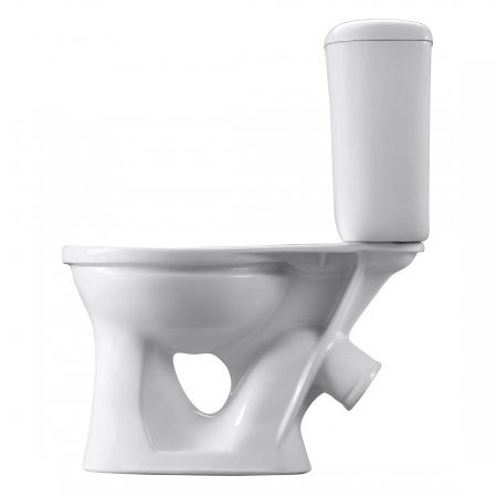 Унитаз-компакт напольный с бачком Santeri Виктория 1P3016S0000BF белый с сиденьем каскадный смыв