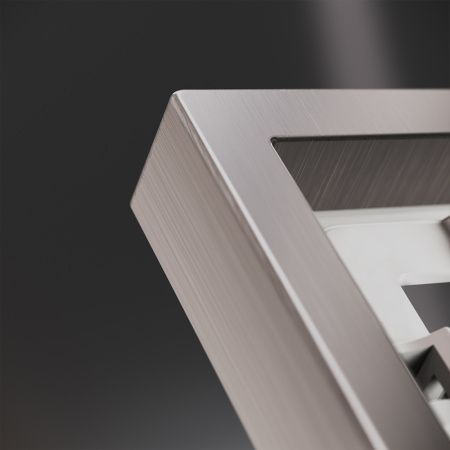 Рамка металлическая на 2 поста VOLTUM S70 METAL VLSM120211