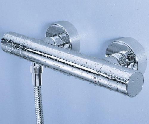 Смеситель Grohe Grohtherm 34765000 настенный хром с термостатом - фото 2