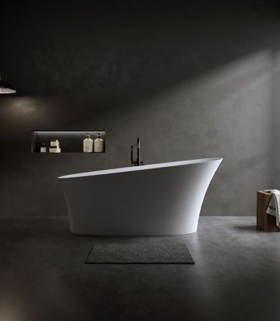 Ванна из искусственного камня Timo KIARA KIARA1700 170х75 отдельностоящая овальная