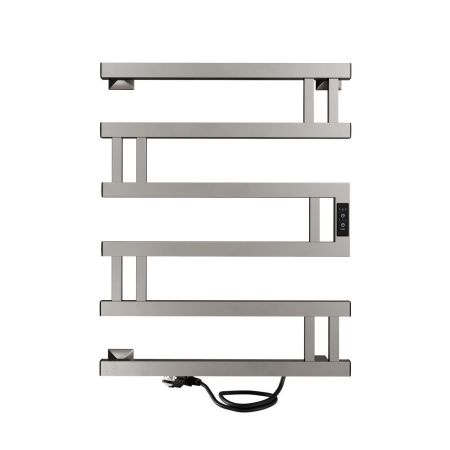 Полотенцесушитель электрический Indigo Muza DGM60-50GNSRt 50х65 оружейная сталь