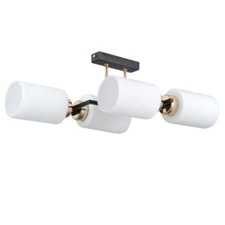 Люстра потолочная Illumico IL0809-4ASQ-25 BK AB NAPLES