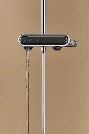 Душевая стойка Arrow AMG13S869ACP настенная цвет хром с термостатом