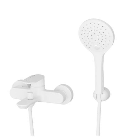 Смеситель для ванны Wasserkraft Mindel 8500 8501 настенный белый