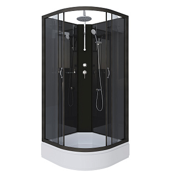 Душевая кабина Niagara Classic 65011434BKT 90х90 четверть круга без крыши ориентация универсальная Душевая кабина Niagara Classic 65011434BKT 90х90 четверть круга без крыши ориентация универсальная