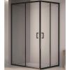 Душевой уголок RGW Passage 3508104082-14 120х80 стекло прозрачное профиль черный без поддона