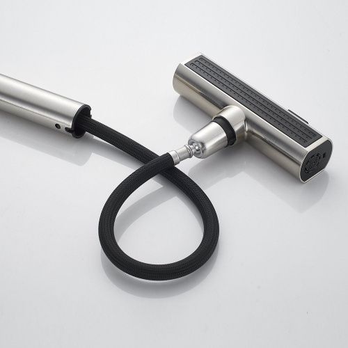 Смеситель для кухни Shevanik S263L на мойку сатин - фото 5