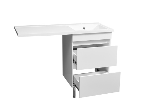 Тумба под раковину Stella Polar Мадлен SP-00000474 39х48х85 цвет белый - фото 4