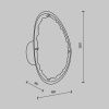 Светильник настенный Modelux MS.2310.01 GD