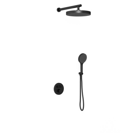 Душевая система Vincea Inspire VSFW-3I22MT2MB встраиваемая в стену с термостатом