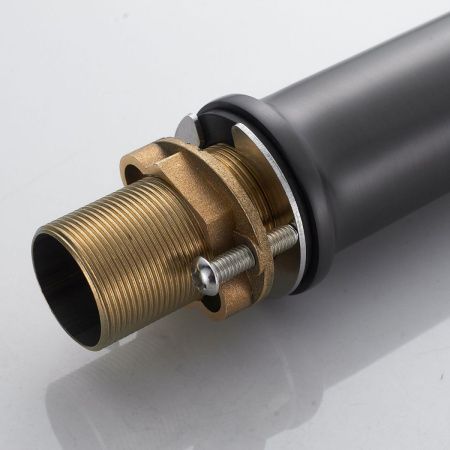 Смеситель для раковины Shevanik S43T S4311T на столешницу оружейная сталь