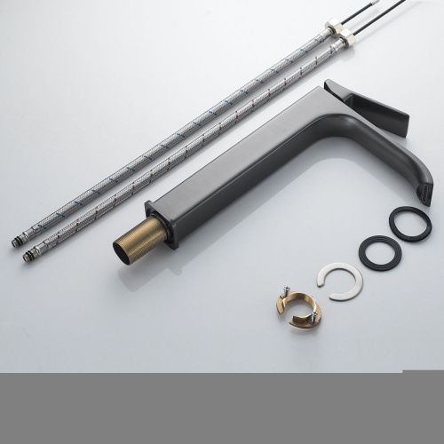 Смеситель для раковины Shevanik S4011T на столешницу оружейная сталь - фото 4