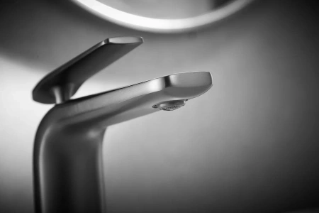 Смеситель Rose R3901T на раковину серый