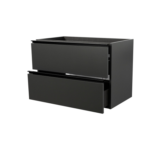 Тумба под раковину Visobath Granada 87521/87602 80х45х55 подвесная цвет темно-серый - фото 5