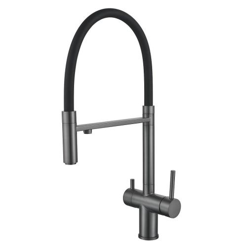 Смеситель для кухни Maretti Calabria CA31RGF11 на мойку серый - фото 2