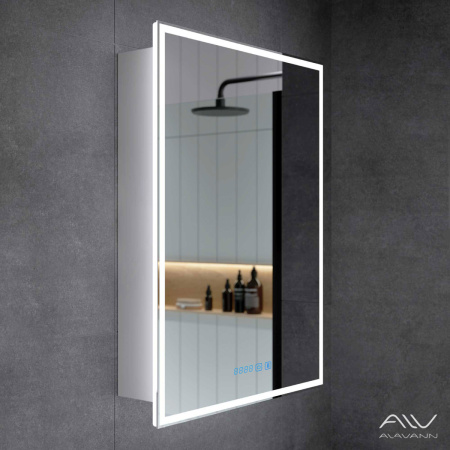 Зеркало-шкаф Alavann Rita Plus 60 ALV0289003 с подсветкой правосторонний