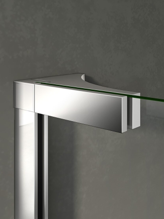 Душевой уголок WeltWasser WW300 10000001881 90х90 стекло прозрачное профиль хром без поддона