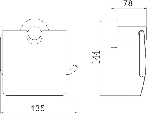 Бумагодержатель Savol S-005651H - фото 2