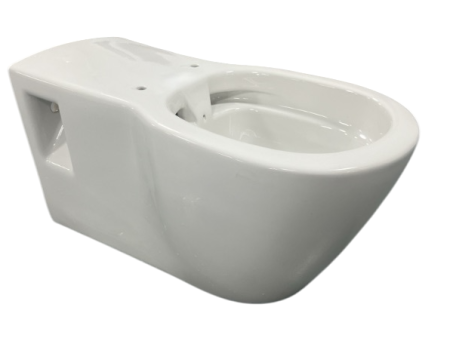 Унитаз для инвалидов подвесной Dstrana AID 4623-А белый с сиденьем безободковый каскадный смыв