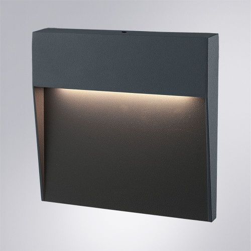 Подсветка для лестниц Arte Lamp Piazza (Пиазза) A3224AL-1BK - фото 2