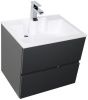 Тумба с раковиной Aquanet Алвита 00213094 60х50 подвесная цвет серый