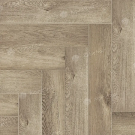 SPC ламинат Alpine Floor Parquet Premium ECO 19-5 MC Дуб Натуральный Отбеленный толщина 0.8 см 43 класс 600х125