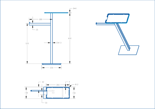 Стойка Boheme Venturo 10952-SGM - фото 2