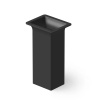 Раковина керамическая Dea Design Pedestal Basin DD2014 500 16 50х40 напольная цвет черный без отверстий под смеситель