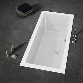 Ванна акриловая Riho LUGO B133001005 180х80 пристенная прямоугольная без ножек Ванна акриловая Riho LUGO B133001005 180х80 пристенная прямоугольная без ножек