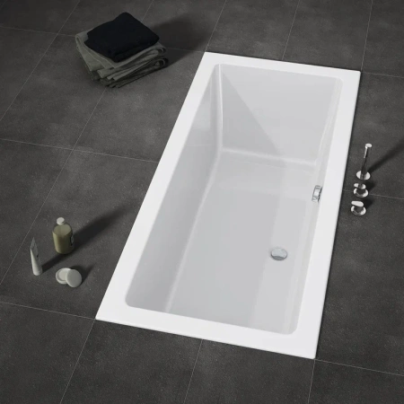 Ванна акриловая Riho LUGO B137001005 200х90 пристенная прямоугольная без ножек