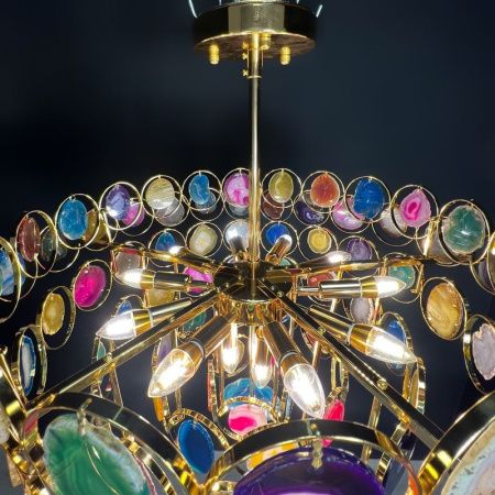 Люстра на штанге ImperiumLoft Agate (Агате) 186182-26