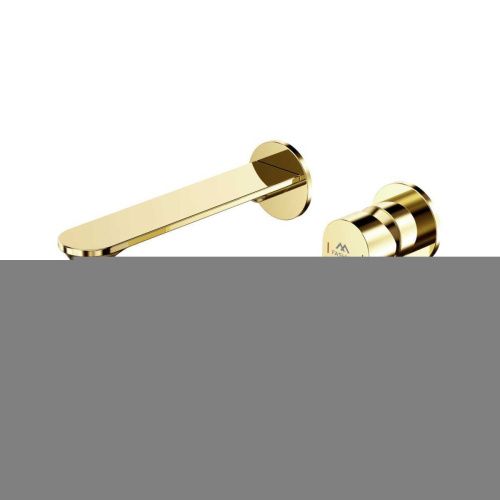 Смеситель для раковины Fashun A1185-35 настенный золото - фото 2