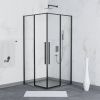 Душевой уголок RGW Stilvoll 32323188-14 80х80 стекло прозрачное профиль черный без поддона