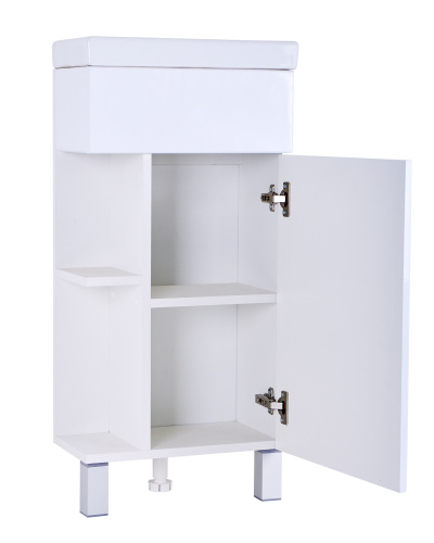 Тумба с раковиной Orange МИНИ Mini2-40TUW+Ra 40,5х22х84,2 - фото 5