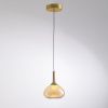 Светильник подвесной Delight Collection MD25001005-1A brass/amber
