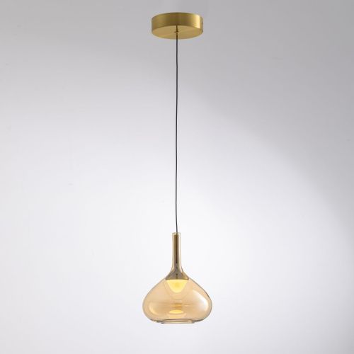 Светильник подвесной Delight Collection MD25001005-1A brass/amber - фото 4