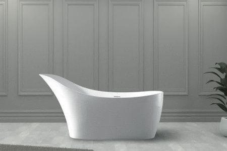 Ванна из искусственного камня Abber Stein AS9618 170х75 отдельностоящая овальная с ножками