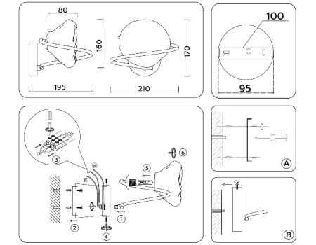 Бра Ambrella Light Heigh Light (Хеигх Лигхт) LH15005