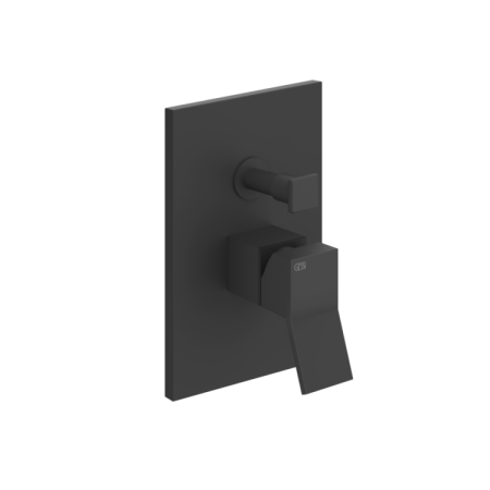 Смеситель Gessi Rettangolo K 53079/299 настенный встраиваемый черный матовый