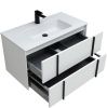 Тумба под раковину Allen Brau Reality 1.32006.WM 90х50 подвесная цвет белый