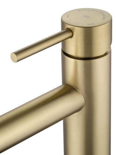 Смеситель Wonzon & Woghand WW-H1063-BG на раковину золото - фото 4