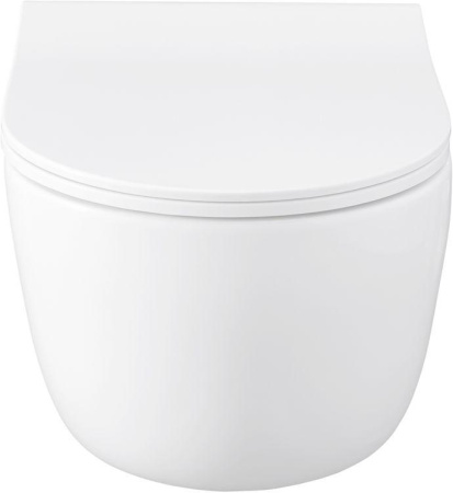 Чаша унитаза подвесная Allen Brau Priority 4.31002.20 цвет белый без сиденья безободковая каскадный смыв