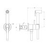 Гигиенический душ Cisal Shower TT0079452B никель