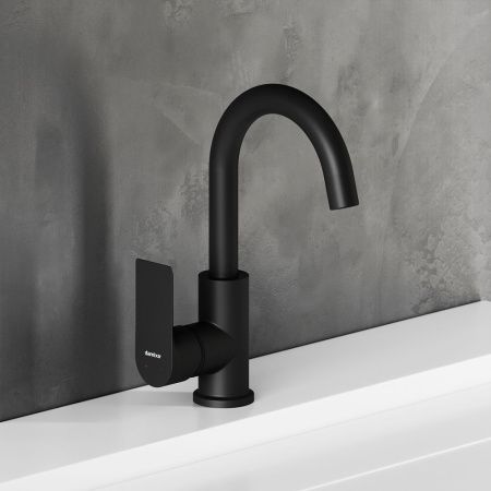 Смеситель Damixa Apollo 470220300 на раковину черный