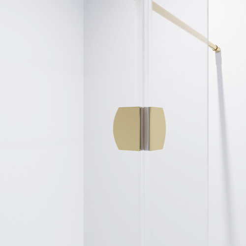 Душевая перегородка Niagara Nova NG-642-11GOLD 110х195 стекло прозрачное профиль золото глянцевое - фото 4